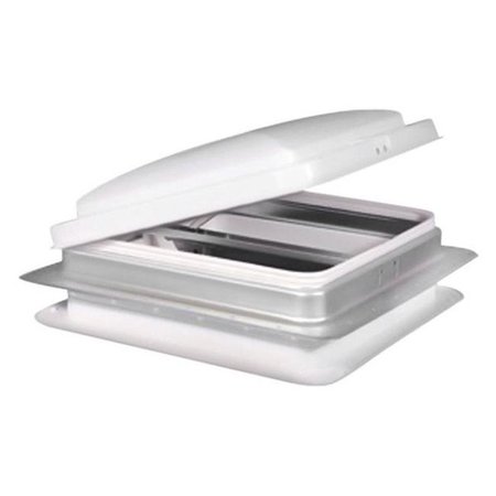 HENGS Hengs HNG71111-C1G1 14 x 14 Roof Vent with Garnish Retail Box - White HNG71111-C1G1